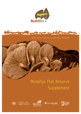 Murphys Flat Reserve Supplement Contents Key