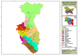 Tehsil Wise Boundary (District-Anantnag)
