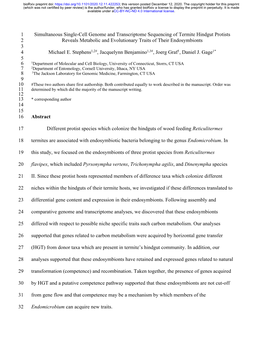 Simultaneous Single-Cell Genome and Transcriptome Sequencing Of