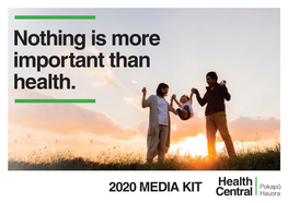 Nothing Is More Important Than Health