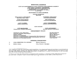 ZONING MAP City of Montebello, California