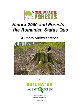 Natura 2000 and Forests - the Romanian Status Quo