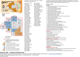 Geological Information Series KIMBERLEY