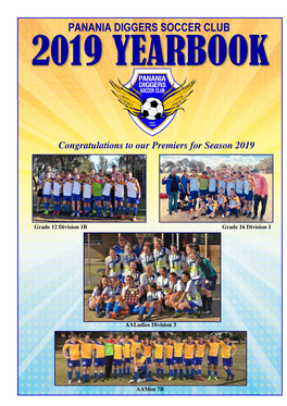 Panania Diggers Soccer Club 2019 Yearbook