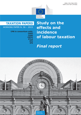 Study on the Effects and Incidence of Labour Taxation Final Report