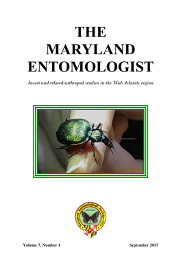 The Maryland Entomologist