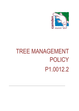 Tree Management Policy P1.0012.2 Tree Management Policy
