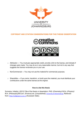 Copyright and Citation Considerations for This Thesis/ Dissertation