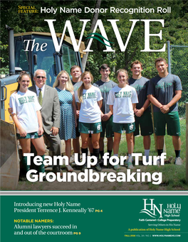 Team up for Turf Groundbreaking