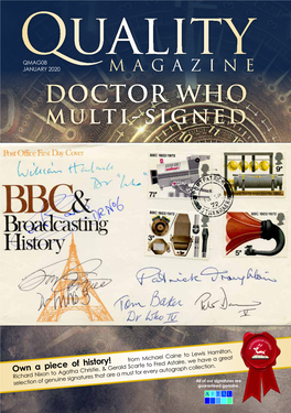 DOCTOR WHO Multi-Signed