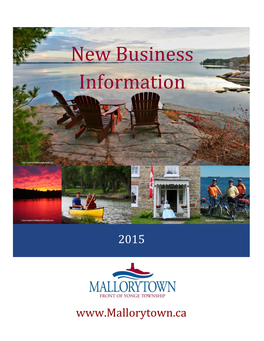 New Business Information Guide