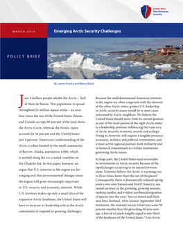 Emerging Arctic Security Challenges