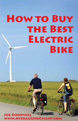What Are Electric Bikes?