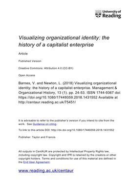 Visualizing Organizational Identity: the History of a Capitalist Enterprise