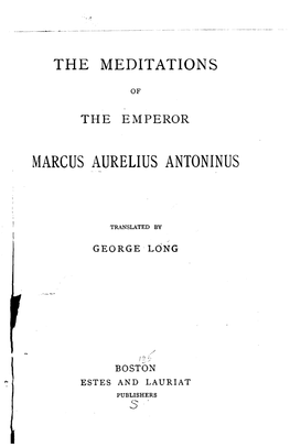 Marcus Aurelius Antoninus