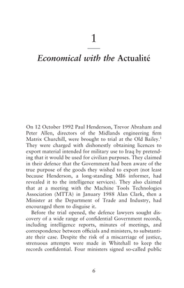 Economical with the Actualité 1