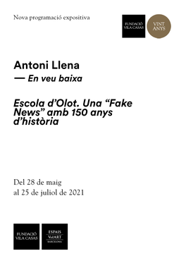 Antoni Llena — En Veu Baixa