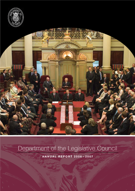 Department of the Legislative Council