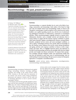 Neuroimmunology