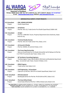 Survey Engineering Al Warqa Survey Engineering Al Warqa Survey Works Llc