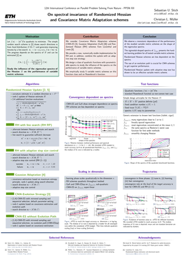 On Spectral Invariance of Randomized Hessian and Covariance Matrix