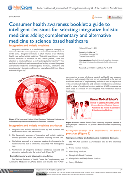 A Guide to Intelligent Decisions for Selecting Integrative Holistic Medicine