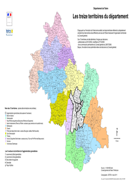 Les Treize Territoires Du Département