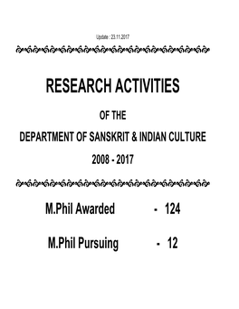 Mphil Awarded Scholars List