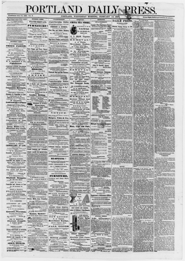 Portland Daily Press: February 13,1867