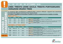 07– 08 – 09 Ottobre 2016