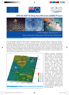 Information Brochure 11 Cook Islands Deep-Sea Minerals Potential