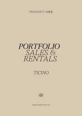 Portfolio Sales & Rentals