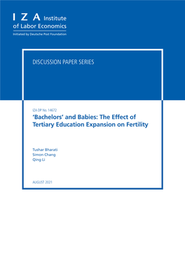 The Effect of Tertiary Education Expansion on Fertility: a Note on Identification