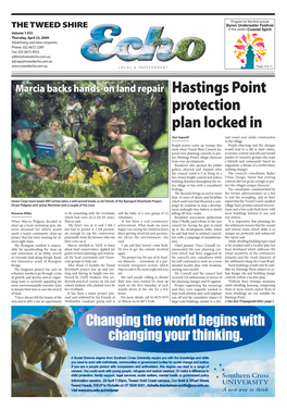 Hastings Point Protection Plan Locked In