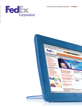 Fedex Corporation 2001 Annual Report Fedex Corporation