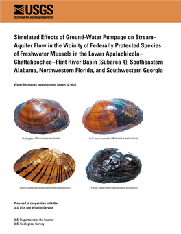 Simulatef Effects of Ground-Water Pumpage on Stream-Aquifer Flow in the Vicinity of Federally Protected Species of Freshwater Mu