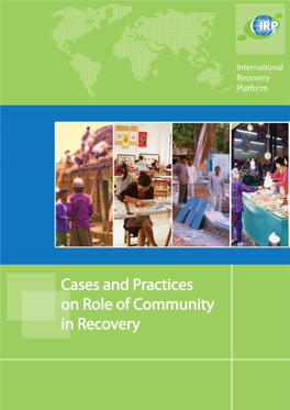 Role of Community in Recovery (Draft March31)V4.Pdf