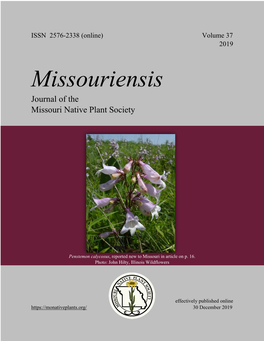 Missouriensis Volume 37
