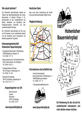 Bauernlehrpfad Prospekt 2014