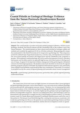 Evidence from the Taman Peninsula (Southwestern Russia)