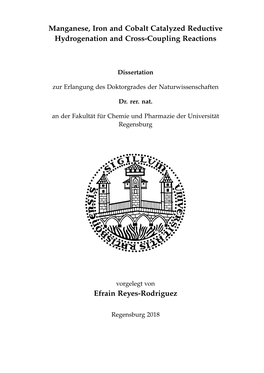 Manganese, Iron and Cobalt Catalyzed Reductive Hydrogenation and Cross-Coupling Reactions