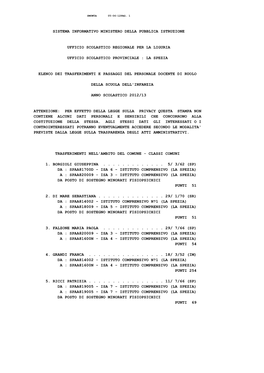 Sistema Informativo Ministero Della Pubblica Istruzione