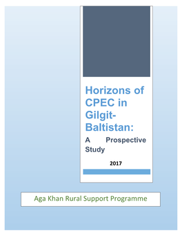 Horizons of CPEC in Gilgit- Baltistan