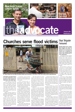 Churches Serve Flood Victims Honoured
