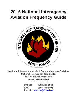 2015 Aviation Frequency Guide