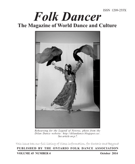 Folk Dancer the Magazine of World Dance and Culture