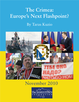 The Crimea: Europe's Next Flashpoint?