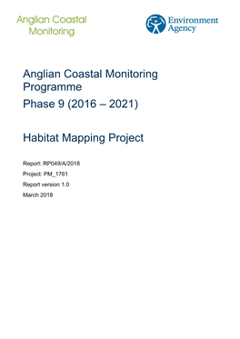 Habitat Mapping Report Phase 9 (2016-2021)