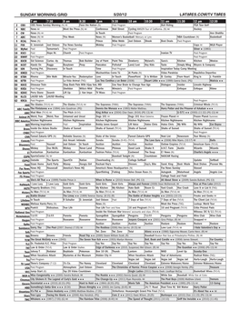 Sunday Morning Grid 5/20/12 Latimes.Com/Tv Times