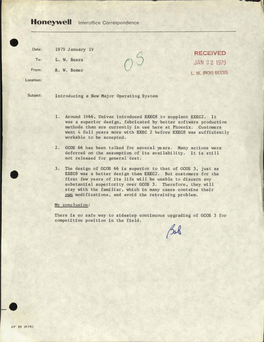 Correspondence; 1958-1989; Bulk